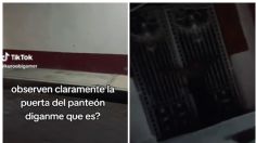 ¿Bujería, un caso paranormal o un demonio?, captan en VIDEO una extraña figura "crucificada" en un panteón