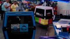 Se hace viral minicablebús en una feria de Iztapalapa: VIDEO