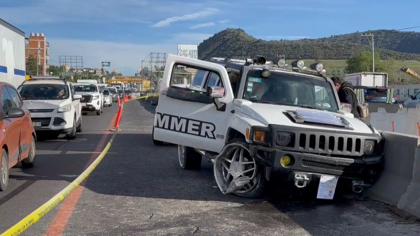 En ataque directo, asesinan a hombre en su Hummer en la México-Puebla