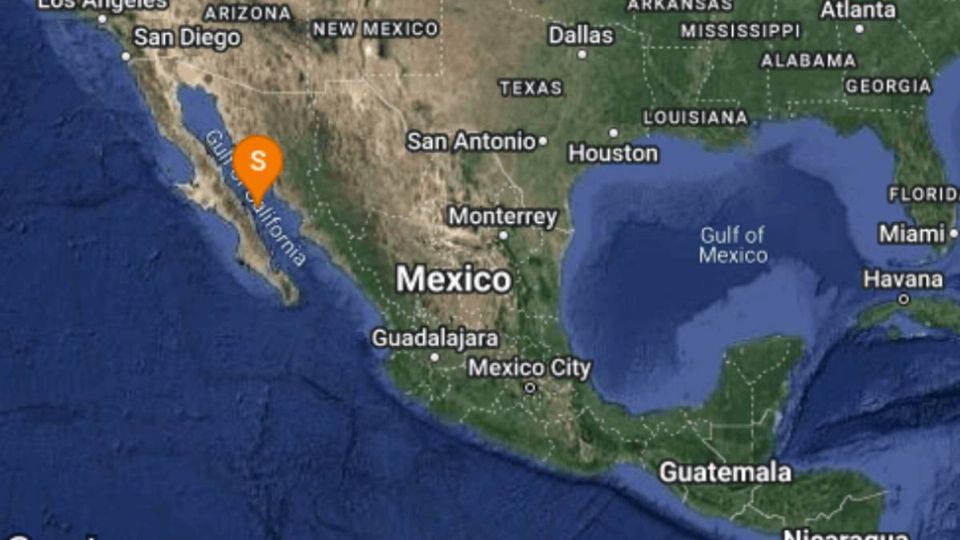 Temblor en Baja California