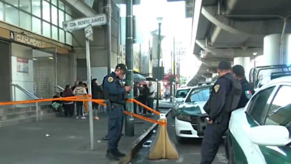 Balean a hombre afuera de la Línea 12 del Metro