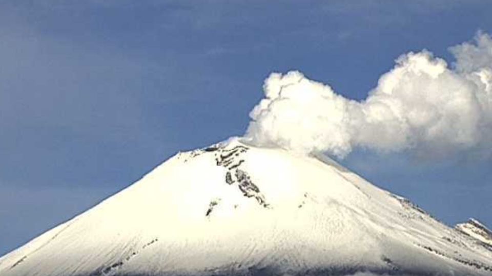 Así se ve el volcán.