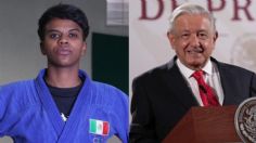 AMLO felicita a la judoca Prisca Awiti durante la Mañanera