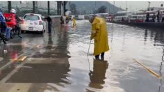 Inundaciones y largas filas de autos: las impactantes imágenes de las fuertes lluvias en Insurgentes e Indios Verdes