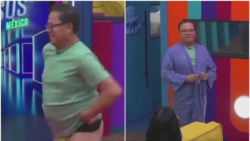 Mario Bezares revive el "gallinazo" y lo baila con ropa diminuta en La Casa de los Famosos México | VIDEO