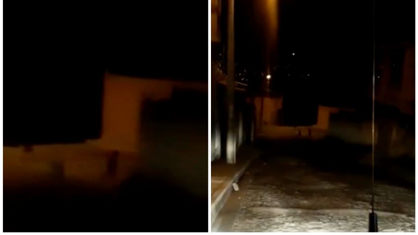 Captan en VIDEO a pequeñas y extrañas figuras "jugando" al final de una calle