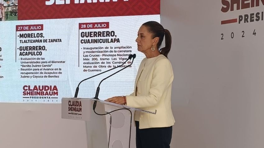 Claudia Sheinbaum agenda las acciones para sus primeros 100 días de gobierno