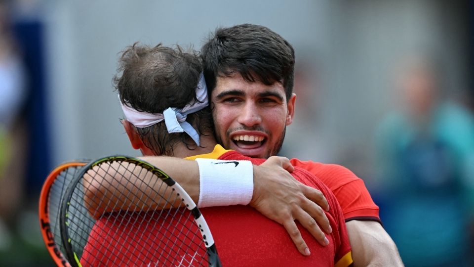 Nadal y Alcaraz celebran el pase a cuartos