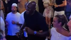 Michael Jordan es captado bailando una canción de Celia Cruz "la reina de la salsa", ¿Sabe bailar?