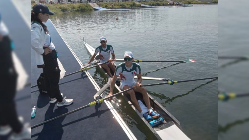 Clasifica México a final B en remo doble varonil