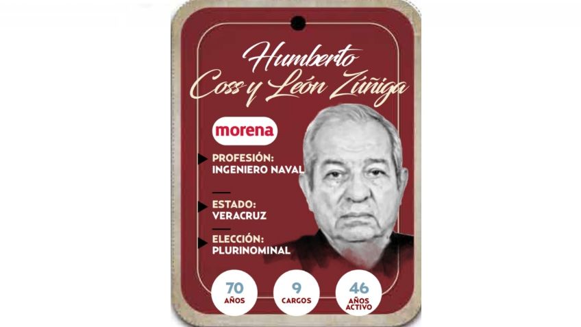 ¿Quién es Humberto Coss y León Zúñiga? Próximo diputado de Morena por la vía Plurinominal