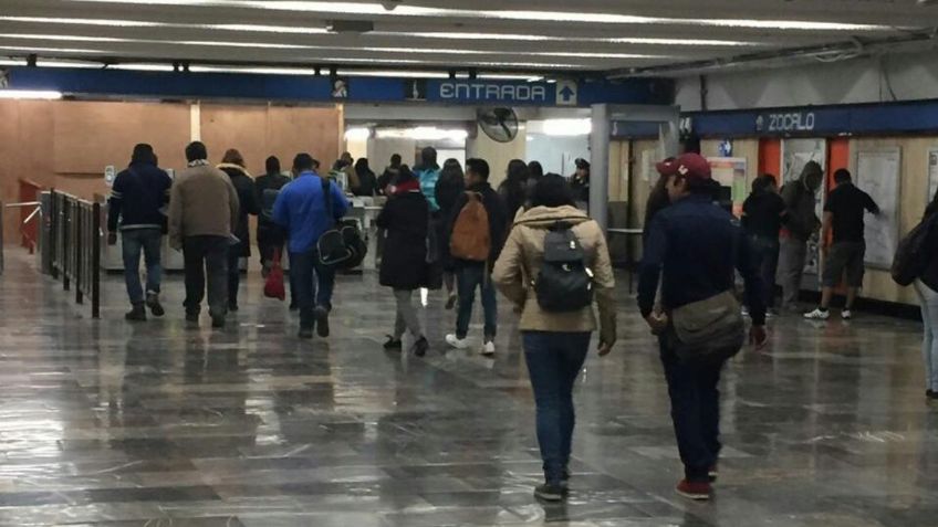 Metro anuncia reapertura de la estación Zócalo-Tenochtitlán de la Línea 2