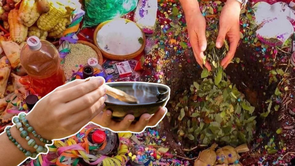 Ritual Pachamama. Fuente: producción El Heraldo de México