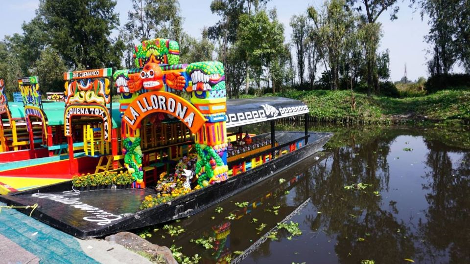 Trajineras en Xochimilco