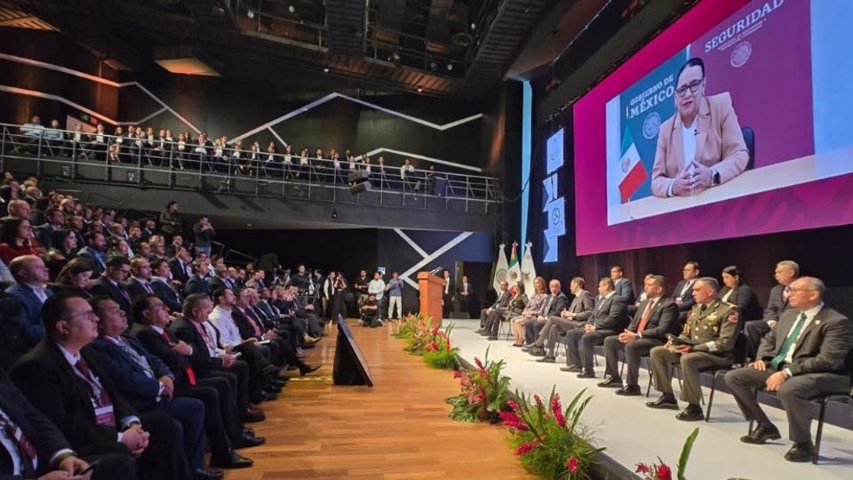 La secretaria de Seguridad y Protección Ciudadana, Rosa Icela Rodríguez, participó vía remota en la Asamblea.