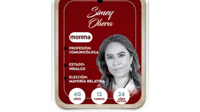 ¿Quién es Simey Olvera, conoce a la próxima senadora?