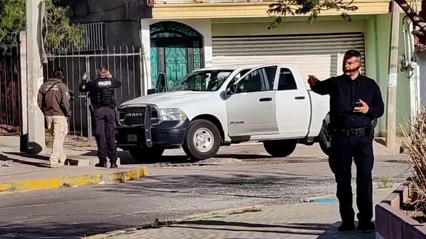 Atentan contra policía penitenciario de Zacatecas; su camioneta recibió cerca de 20 disparos