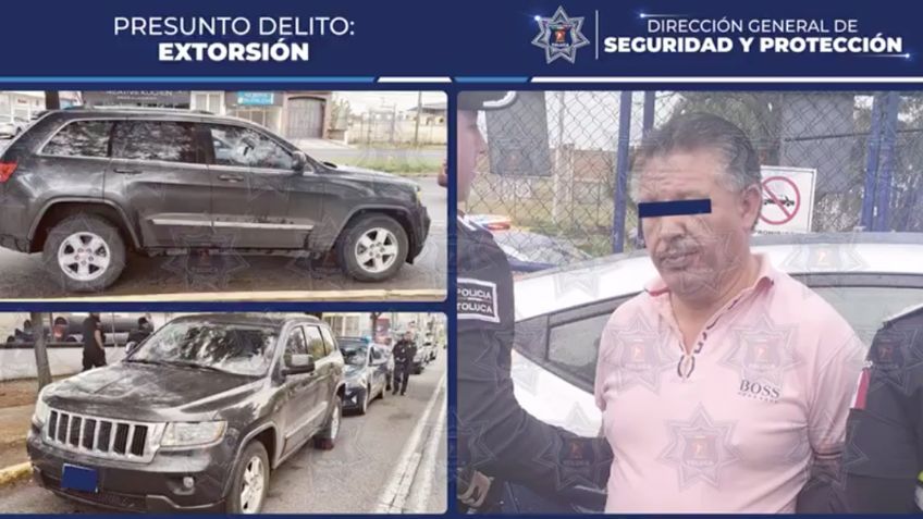 Cae "Lino" presunto extorsionador de La Familia Michoacana tras persecución en Toluca