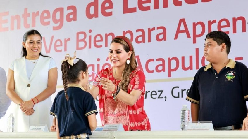 Entrega Evelyn Salgado 5 mil 640 lentes del programa Ver Bien para Aprender Mejor a estudiantes de Acapulco y Coyuca de Benítez