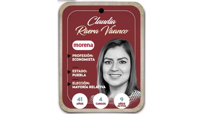 ¿Quién es Claudia Rivera Vivanco? Diputada por mayoría relativa de Morena