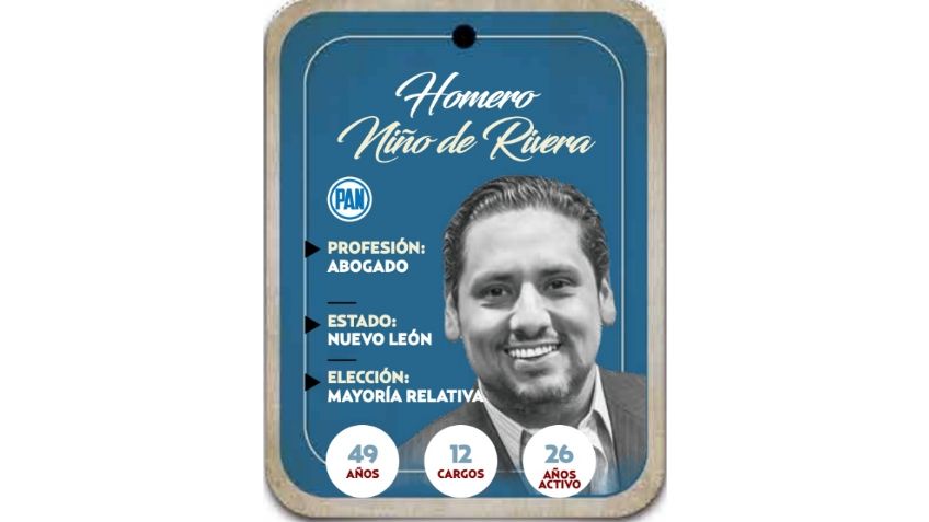 ¿Quién es Homero Niño de Rivera Vela? Diputado por mayoría relativa del PAN