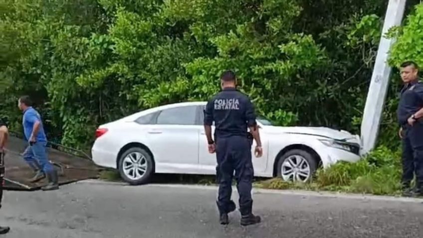 Exgobernador de Yucatán sufre accidente en plena tormenta Beryl