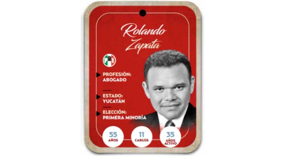 Rolando Zapata se compromete a trabajar 'por un México próspero, justo e incluyente, el PRI siempre al servicio de la nación y de Yucatán'. 