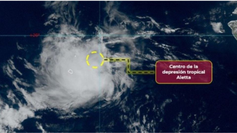 El sistema se encuentra al sur de Cabo San Lucas BCS