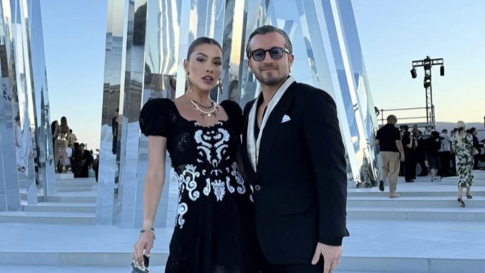 Así lucen Michelle Salas y Danilo Díaz cin sus atuendos Dolce & Gabbana