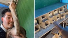 Sujeto se hace viral porque construyó un arca de Noé para sus animales en medio de los huracanes