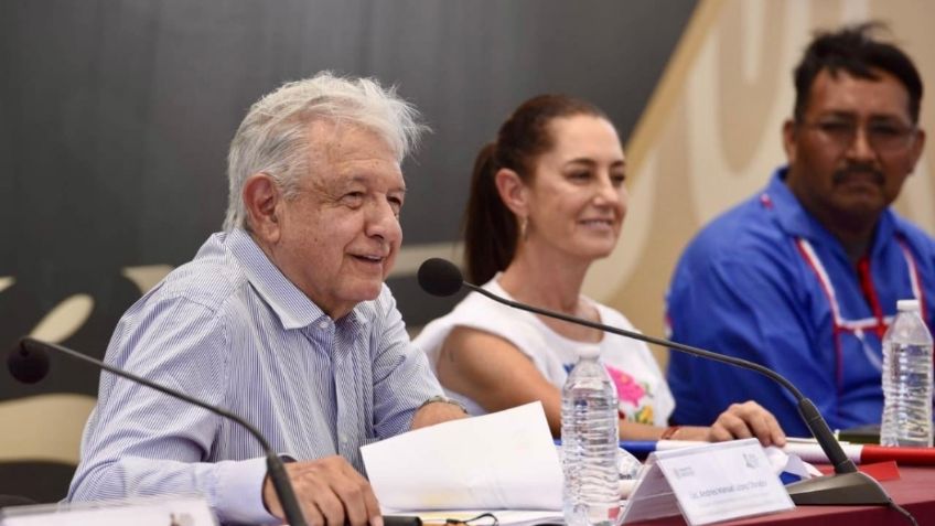 AMLO y Claudia Sheinbaum se comprometen con el pueblo Seri