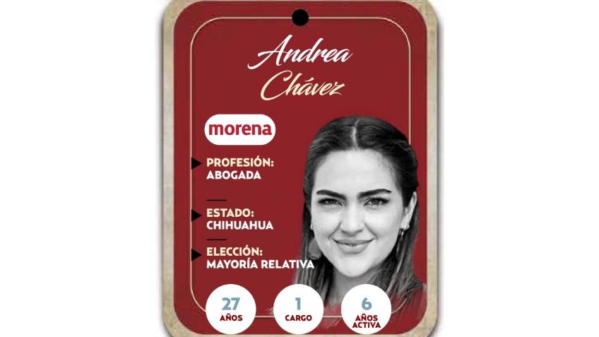 ¿Quién es Andrea Chávez? Senadora por Mayoría Relativa de Morena