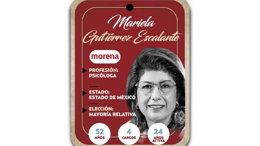 ¿Quién es Mariela Gutiérrez Escalante? Senadora por Mayoría Relativa de Morena