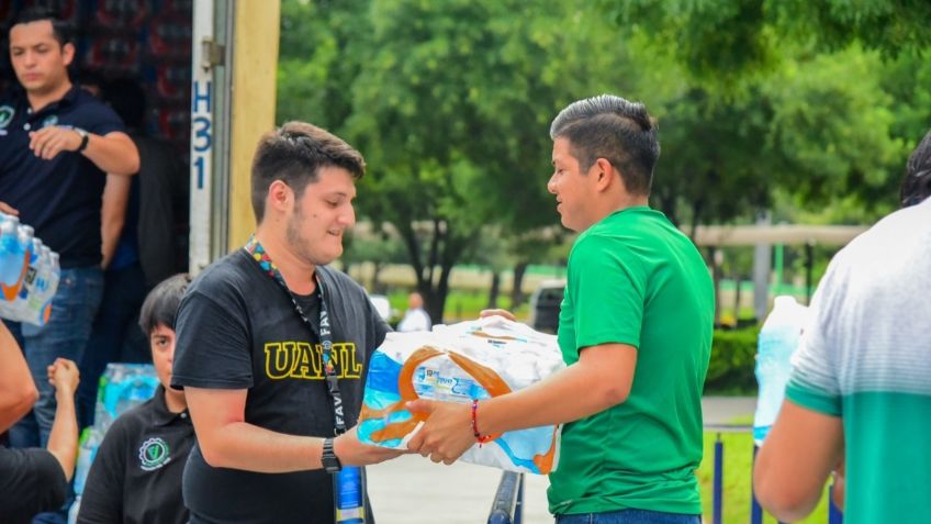 Recolecta UANL 7 toneladas de víveres para afectados por la tormenta Alberto