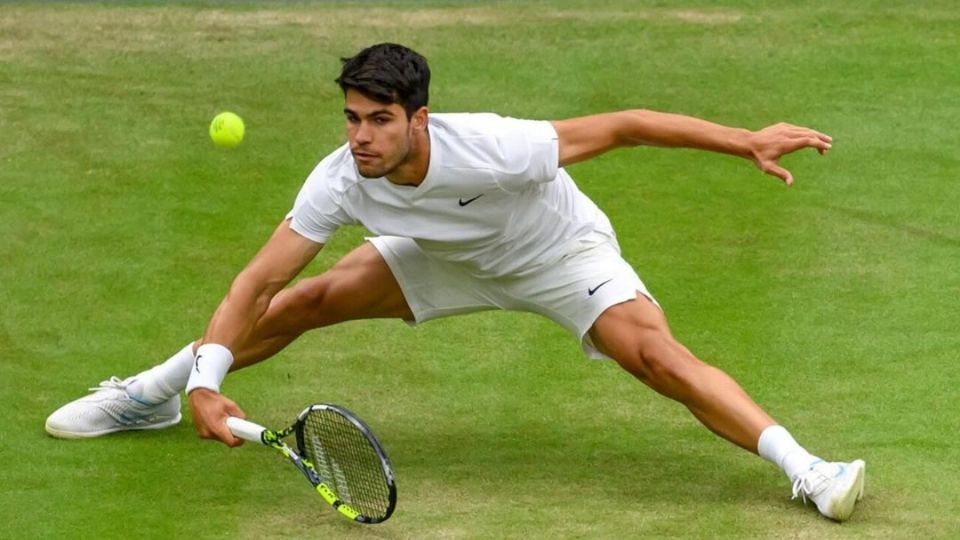 Carlos Alcaraz está defendiendo su corona en Wimbledon