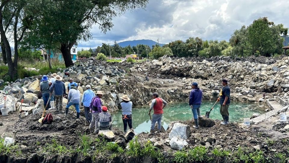 Faltan 5 manantiales más por rescatar.