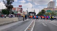 Comerciantes bloquean Insurgentes, a la altura de Fórum Buenavista