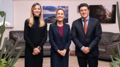 Claudia Sheinbaum se reúne con Samuel García y Mariana Rodríguez