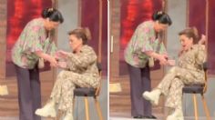 Victoria Ruffo le juega pesada broma a Mara Patricia Castañeda con una cucaracha: VIDEO