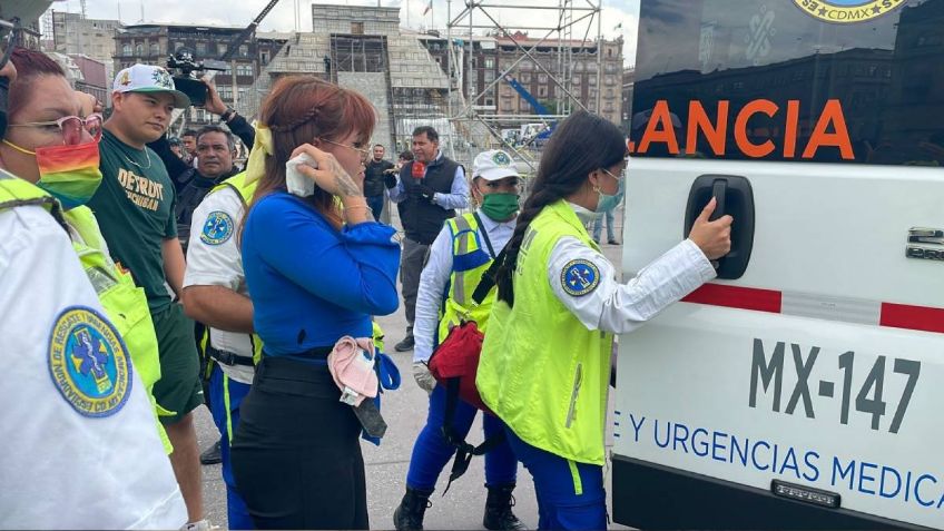 Línea 2 del Metro: atienden a pasajeros intoxicados por humo en estación Zócalo