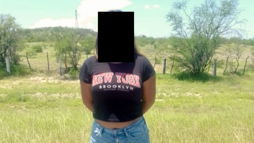 Policía de Nuevo León detiene a Wendy "N", una mujer que trasladaba a 10 migrantes