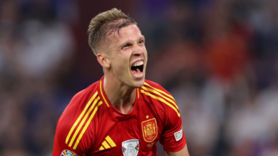 Dani Olmo tras anotar tu gol