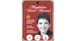 ¿Quién es Magdalena del Socorro Núñez Monreal? Próxima diputada del PT por la vía Plurinominal