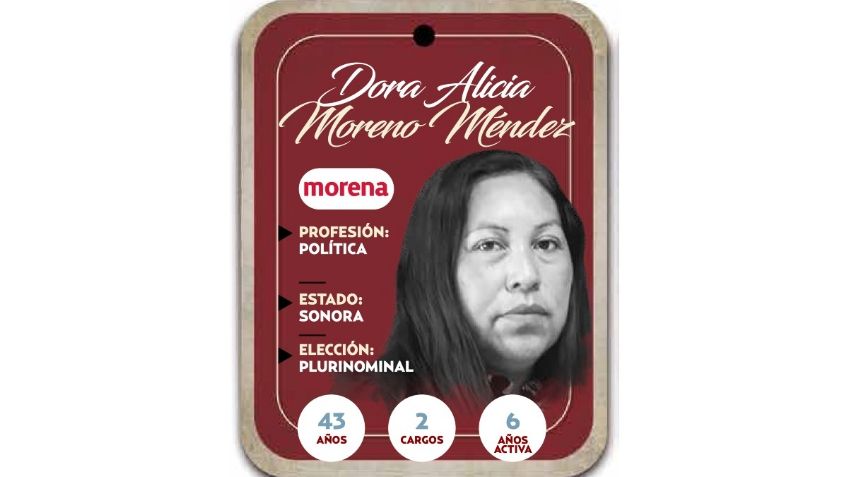 ¿Quién es Dora Moreno Méndez? Diputada por Representación Proporcional de Morena