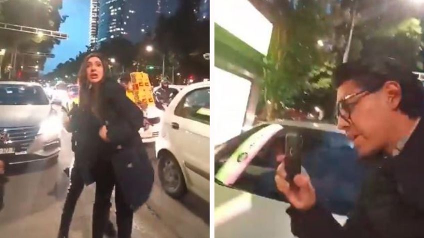 Pareja agrede a policías de la CDMX para evitar una infracción: "Suéltame, estoy embarazada" | VIDEO