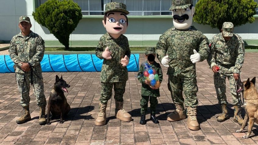 Julián: el niño en el espectro autista de 6 años que fue nombrado soldado por la Sedena