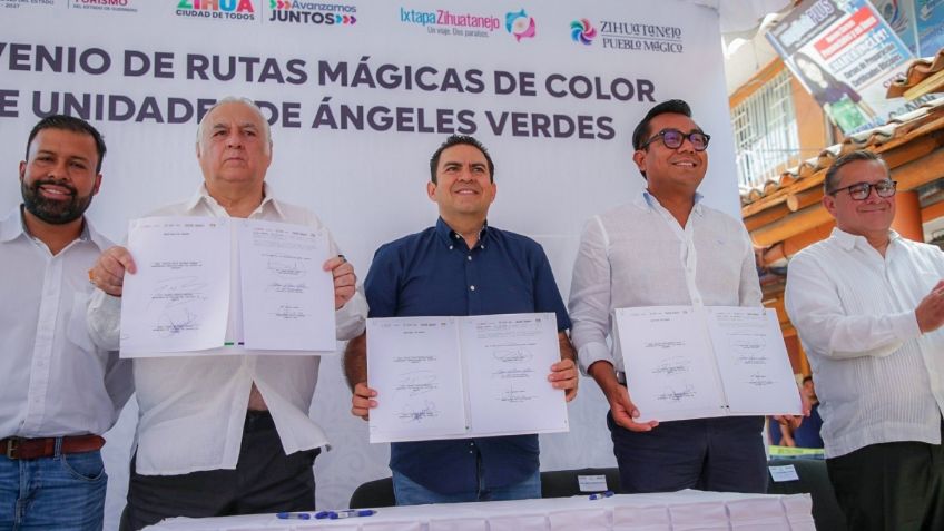 Gobierno de Guerrero y la Secretaría de Turismo firman convenio de Rutas Mágicas de Color en Zihuatanejo