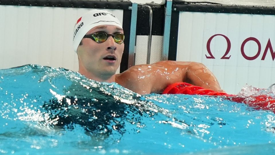 Gabriel Castaño terminó su participación en parís en las semifinales de los 50m libres