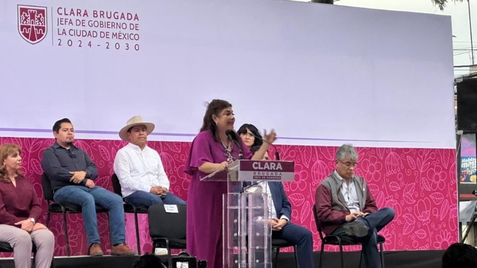 Clara Brugada acude a la alcaldía Milpa Alta