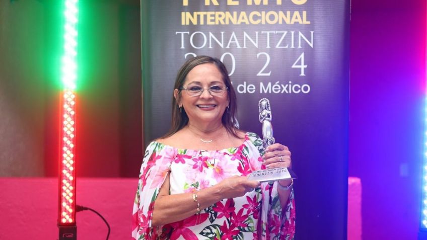 Rossy Luque de Martínez recibe el Premio Internacional Tonantzin 2024